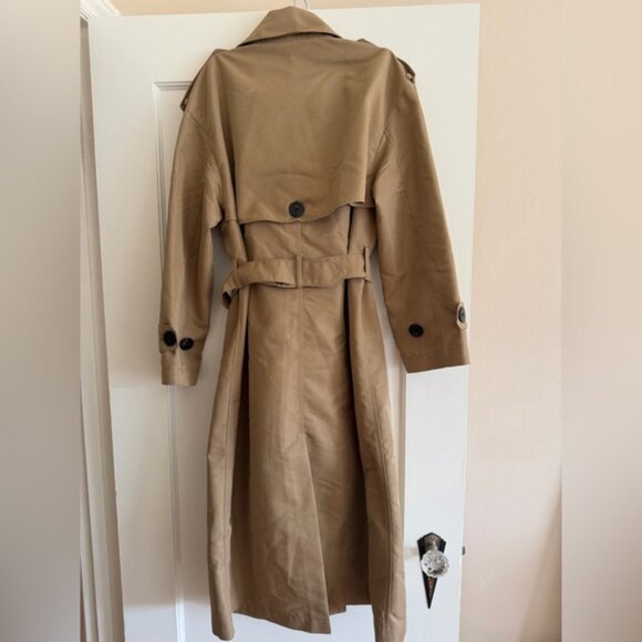 Zara double breasted Trench Coat - Picture 3 of 5